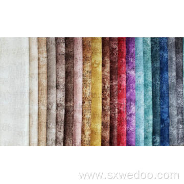 Colorful Knitted Polyester Bronzed Velvet Fabric